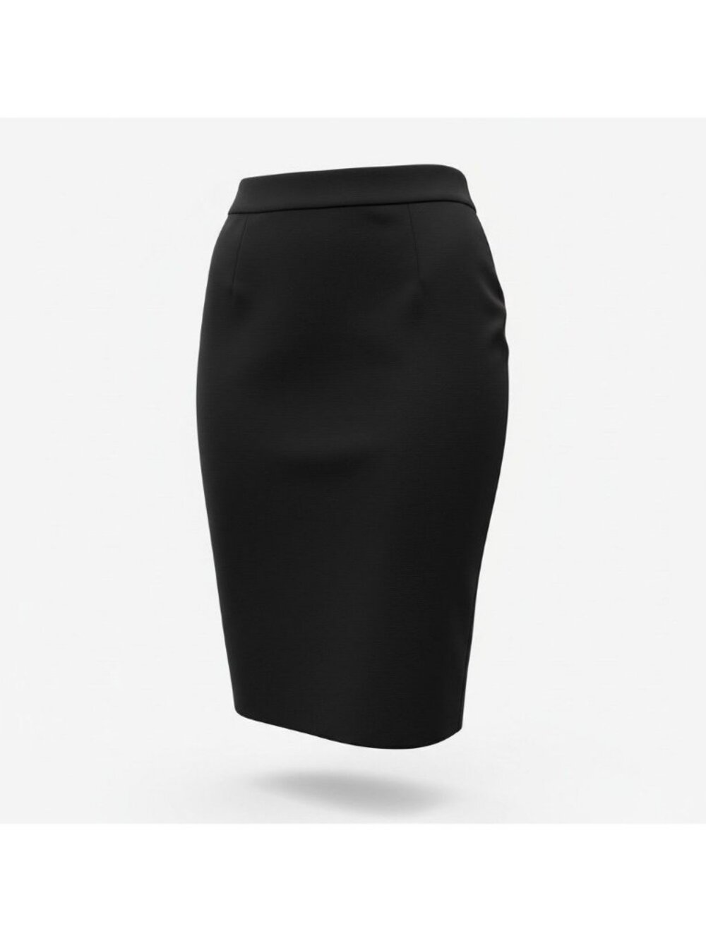 Quince Black Pencil Skirt